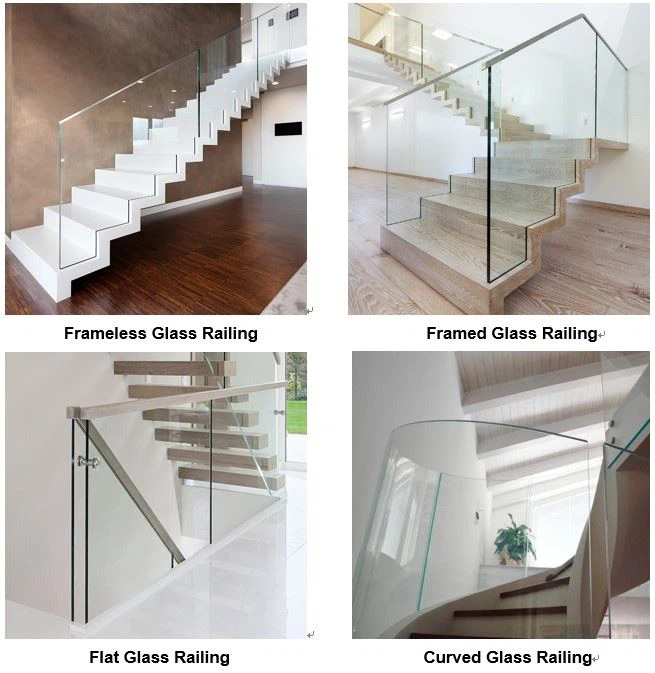 glass hand rails