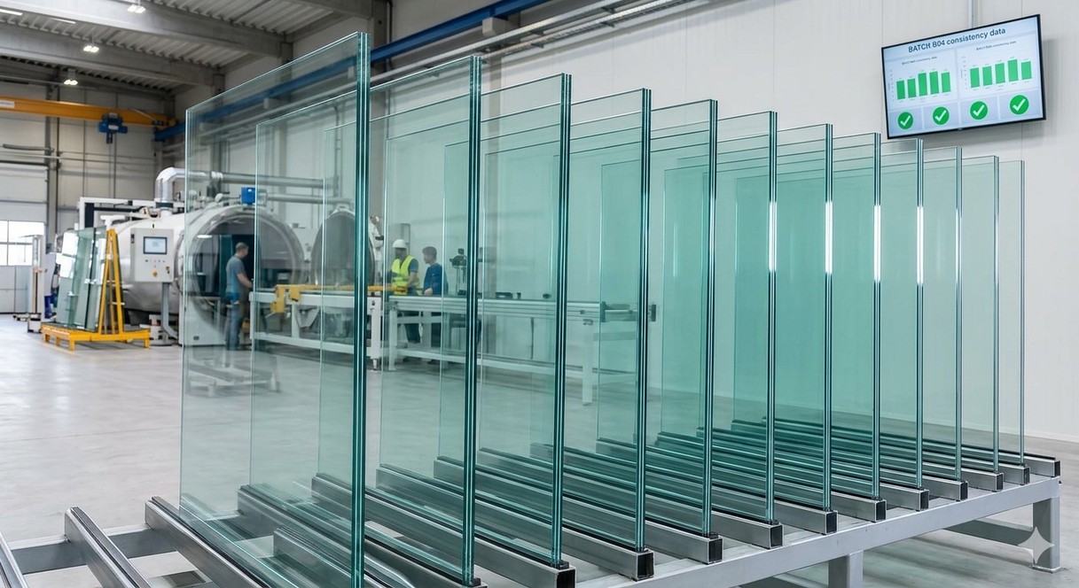 Batch-to-batch consistency in laminated glass Batch-to-batch consistency in laminated glass