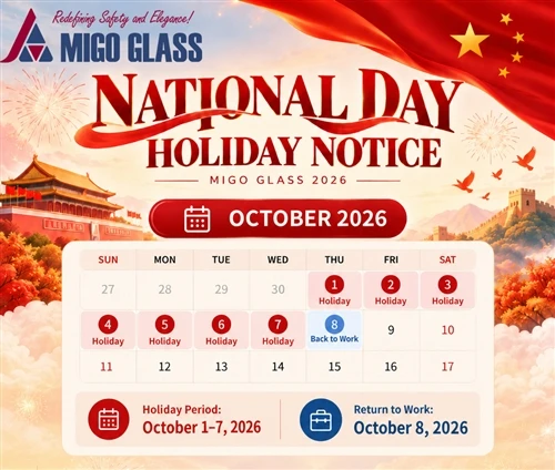 MIGO Glass 2026 中国国慶節休暇のお知らせ