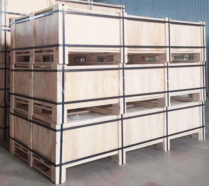 Solar glass packaging